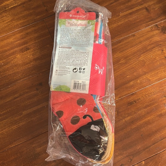 American Girl WellieWishers Socks Set for Girls New in Package 5 pair - Picture 3 of 4
